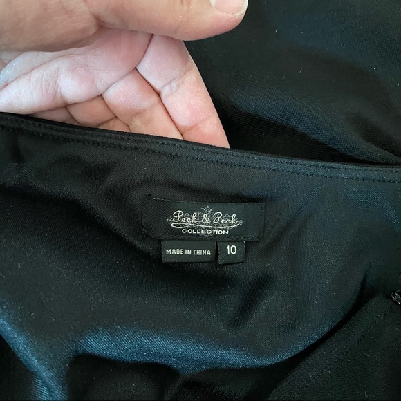 Peck & Peck Collection Black Pencil Skirt 10 - Picture 5 of 9